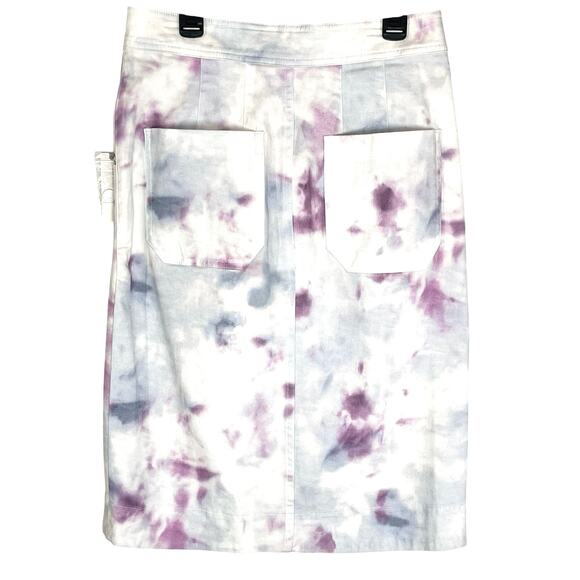 NWT ANTHROPOLOGIE Kimmie Tie Dye
Button front Wrap Tulip Skirt size 4 - Picture 5 of 6